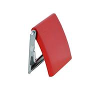 MSV 140407 Porte Papier Toilette Acier Inoxydable/Bois MDF Rouge 30 x 20 x 110 cm