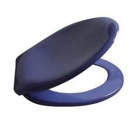 MSV 140417 Abattant WC Thermo-Dur avec Charnière Plastique Polypropylène/INOX Violet 37 x 44 x 4,5 cm