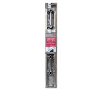 MSV 140591 Barre de Douche Double Acier Inoxydable Acier 75 x 0,1 x 0,1 cm