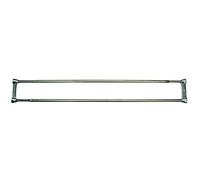 MSV 140592 Barre de Douche Double Acier Inoxydable Argent 30 x 20 x 15 cm