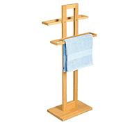 MSV 140619 Porte-Serviettes/Vide Poche Bambou/Laqué Nitrocellulose 37 x 25 x 85 cm