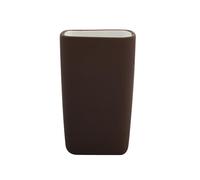 MSV 140924 Haïti Porte Brosses à Dents Céramique Chocolat 476C 6,5 x 6,5 x 10,5 cm