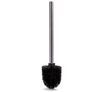 Balai brosse WC de rechange manche en inox, brosse noire MSV