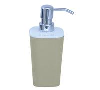 MSV 141289 Monaco Distributeur à Savon Plastique Marron/Gris 7,3 x 17 x 7,3 cm
