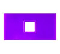 MSV 141469 Alba Lot de 4 Caches de Lotion en ABS/Acrylique Violet