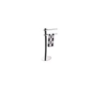 MSV 141515 Porte-Serviettes Diamantino en Chrom 44x23x89cm Noir Acier Inoxydable multicoloré 30 x 20 x 15 cm