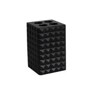 MSV 141547 Mosaik Porte Brosses à Dents Noir 10 cm