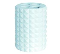 MSV 141552 Kubik Porte Brosses à Dents Noir Brillant 10 cm