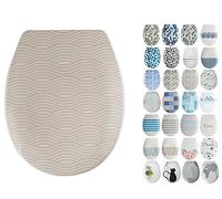 MSV 141737 Abattant WC Wave Marron en Duroplast avec Softclose Plastique multicoloré 30 x 20 x 15 cm