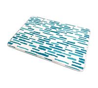 MSV 142056 Tapis de Bain LOFT en Mousse à mémoire de Forme 50 x 70 cm en Mousse à mémoire, Bleu, 50 x 70 x 15 cm