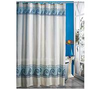 MSV 180 x 200 cm-Rideau de Douche-Polyester-Motif Multicolore