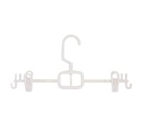 MSV 270 Cintre avec Pinces Plastique Blanc 35 x 20 x 8 cm