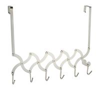 MSV 342 Patère Extensible avec 6 Têtes Acier Chrome 69 x 33 x 0,1 cm