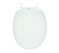 MSV, Abattant WC en Polypropylène avec Système de Fermeture Lente et Facilité de Nettoyage, Idéal pour Salle de Bain, Taille Standard, Couleur Blanche, Accessoire pour Toilettes
