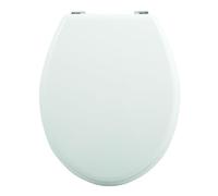 MSV France Abattant WC MDF Blanc – Charnières en zinc