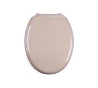 MSV Abattant WC MDF CLEO Beige - Charnières Inox