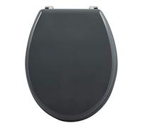 Abattant WC MSV - MDF - Charnières inox - Anthracite