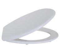 MSV Abattant WC PP Blanc - Charnières INOX