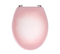 MSV Abattant WC Rose MDF - Charniènres INOX