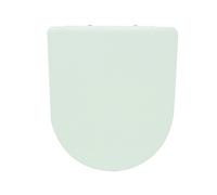 MSV - Abattant WC Ultra Plat - Thermoplastique - Système de Fermeture Automatique - Picots Antidérapants - 44 x 37 x 3 cm - 1,85 kg - Blanc - Facile à Nettoyer - Montage Rapide