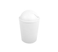 poubelle à bascule pp ako 5,5l blanc