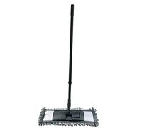 MSV Balai mop Manche Extensible Microfibre 68x120cm Noir