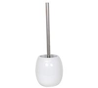MSV Brosse WC avec Support Céramique Java Blanc