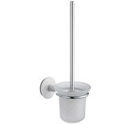 MSV Brosse WC avec Support à Fixer Céramique & Zinc Malta