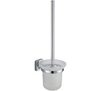 MSV Brosse WC avec Support à Fixer Zinc Chromé Lucca Chromé
