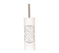 MSV Brosse WC avec Support Acier Paris Crème