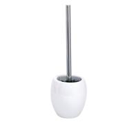 MSV Brosse Wc avec support Ceramique JAVA Blanc
