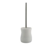 MSV Brosse WC avec Support Céramique Palma Blanc