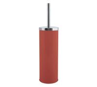 MSV - Brosse WC avec Support - INOX & Acier - pour Stockage Douche et Accessoires de Bain - Ø 11,5 x 40 cm - Terracotta - Idéal pour Produits de Soins Personnels