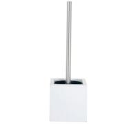 MSV Brosse WC avec Support MDF & INOX Blanc