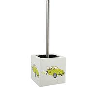 MSV Brosse WC avec Support MDF & Acier INOX Carré Cox 70'