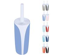 MSV Brosse WC avec Support Polyresine Kandy Bleu Pastel