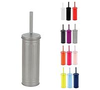 MSV Brosse WC avec Support Acier Habana Taupe