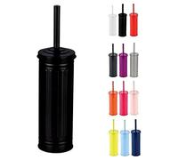 MSV Brosse WC avec Support Acier Habana Noir