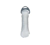 MSV - Corde à Linge en Polypropylène 25M Blanc, Résistante et Durable, Idéale pour Sécher Votre Linge, Installation Facile, Longueur Généreuse pour Un Grand Volume de Linge