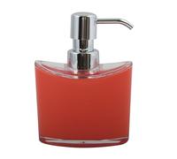 MSV, Distributeur de Savon Élégant et Pratique pour Salle de Bain, Design Moderne et Fonctionnel, Idéal pour Un Usage Quotidien, Taille Standard, Accessoire de Salle de Bain, Couleur Rouge