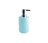 MSV - Distributeur de Savon INAGUA - Compatible avec Accessoires Inagua - Taille Standard - Ø 7 x 18 cm - Couleur Bleu Aqua - Matériau PS Résistant - Idéal pour Salle de Bain