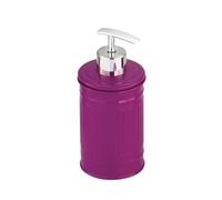 MSV - Distributeur de Savon Modèle Habana - Élégant et Pratique pour Votre Salle de Bain - Facile à Remplir et à Utiliser - Parfait pour Un Usage Quotidien - Violet