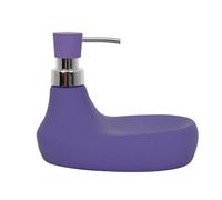 MSV Distributeur de Savon & Porte Eponge Céramique Marbella Violet