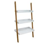 MSV échelle 3 Niveaux, Bambou, Marron, 55 x 105 x 25 cm, Lot de 25