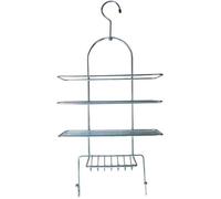 MSV Etagère de douche à suspendre chromée - 25x53x11 cm