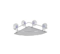 MSV Etagère Panier d'angle de Douche à ventouses Chromé