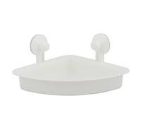 MSV Etagère Panier de Douche à ventouses PVC Noir Mat