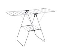 MSV - Étendoir Amovible 13M - Aluminium et Acier - Dimensions 137x60x92cm - Léger et Durable - Idéal pour Familles Nombreuses - Séchage Rapide et Efficace - Fils Aluminium Premium