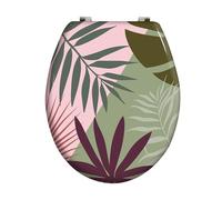 MSV - F1 Abattant WC MDF Sherkan - Charnières Résistantes - 42,5 x 36,5 x 5 cm - Multicolore - Design Universel Adapté à Toute la Famille - Installation Facile et Nettoyage Rapide