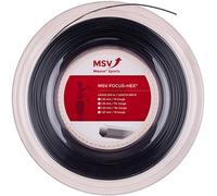 MSV France Bobine de cordage tennis Focus Hex 1,27 mm Noir